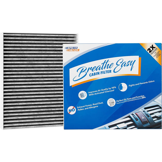 SpearHead Defense Breeze Easy Cabin Filter | 2019-23 Ultima 2019-22 QX50 2022-23 QX55 QX60 | Up to 25%longer with activated carbon (Be-552)