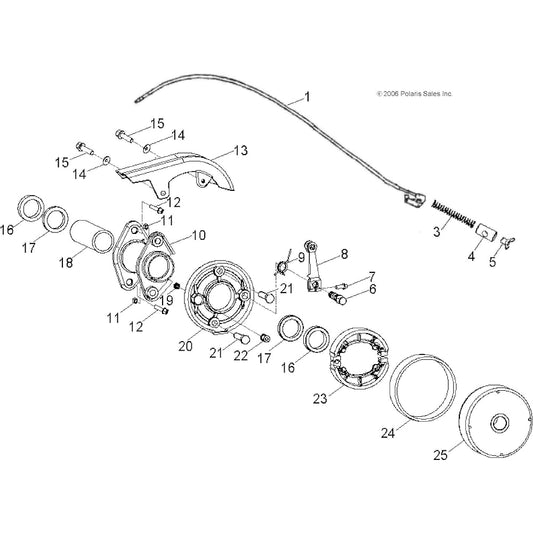 POLARIS ATV Spacer Tube Genuine OEM Parts 0450428 Quantity 1