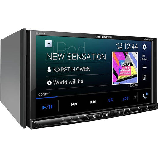 Pioneer Display Audio FH-9400DVS 7 inch 2DIN AppleCarPlay AndroidAuto™ Compatible CD DVD USB Bluetooth iPod iPhone AUX DSP Carrozzeria