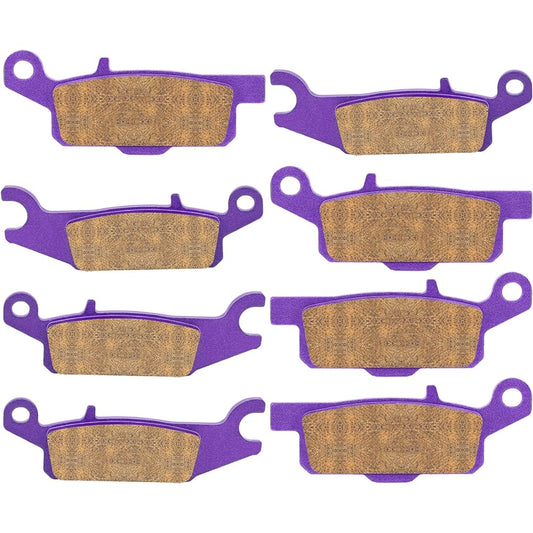 ECCPP FA444 Brake pad Front and rear carbon fiber replacement brake pad kit