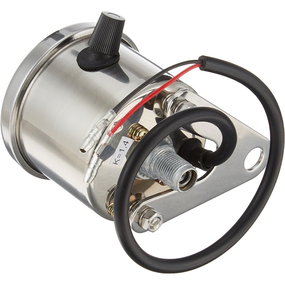 POSH Motorcycle Supplies LED Backlight Mini Speedometer Mechanical White Panel 140km/h Display with Trip TW200 TW225 SR400 Estrella 250TR 100014-70