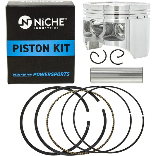 NICHE Piston Wrist Pin Piston Ring Kit for Honda 1993-2009 Sportrax 300 13101-HM3-670 13102-HM3-670 13103-HM3-670