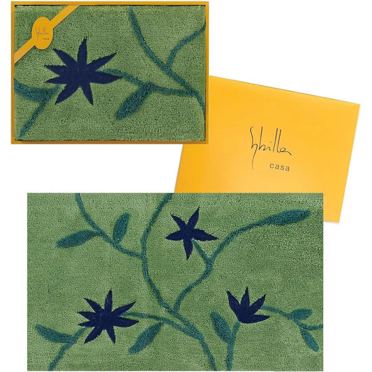 sybilla Amelia Interior Mat Approx. 50 x 80cm Gift Boxed Green Housewarming Gift 24018