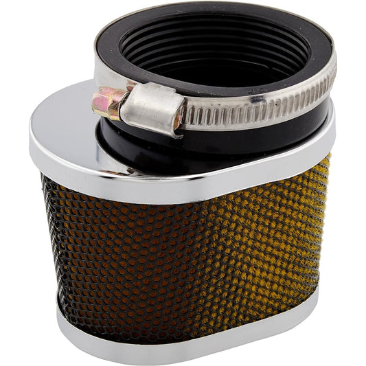 Kijima Motorcycle Bike Parts Power Air Cleaner Universal 00° Oval Mounting Diameter 49mm Total Length 78mm Outer Diameter 85mm Width 64mm 102-054