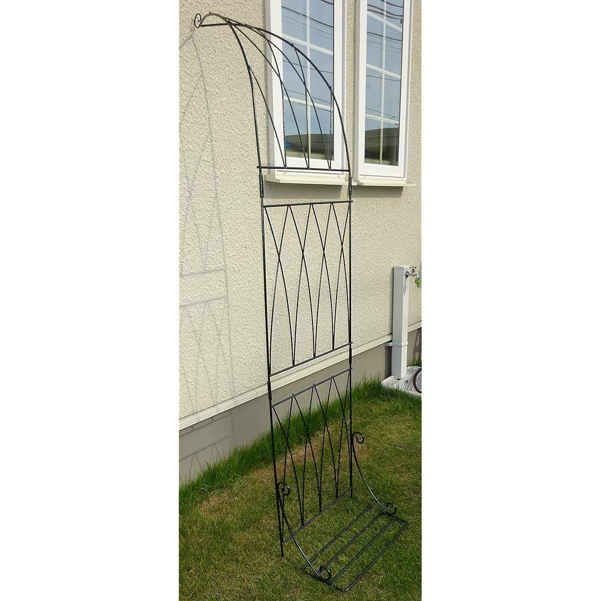 Flower Arch Trellis Half Arch Made in Japan Domestic Rose Iron Gardening Gardening Kobayashi Hardware Green Garden