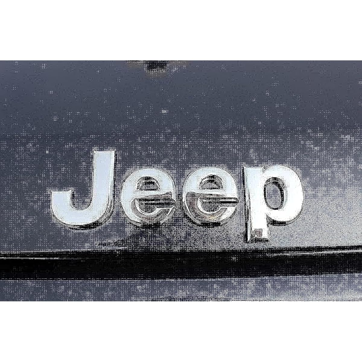 MOPAR OEM Emblem Name Plate Badge 2005-2016 Jeep Wrangler Compass Liberty Chrom