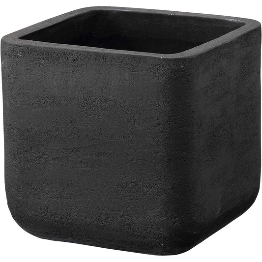 Green Pot Planter Muse Square EB-MS3232DB 32cm Dark Brown