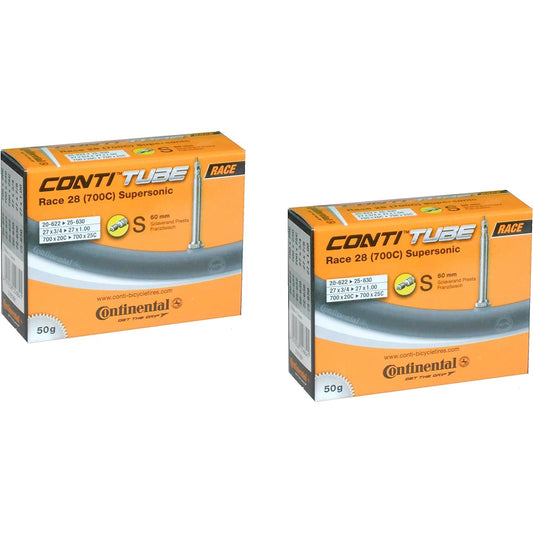 Set of 2 Continental Ultra Light Tube Supersonic Supersonic Race28 (700 x 20/25c (Valve Length 60mm)) [Parallel Import]