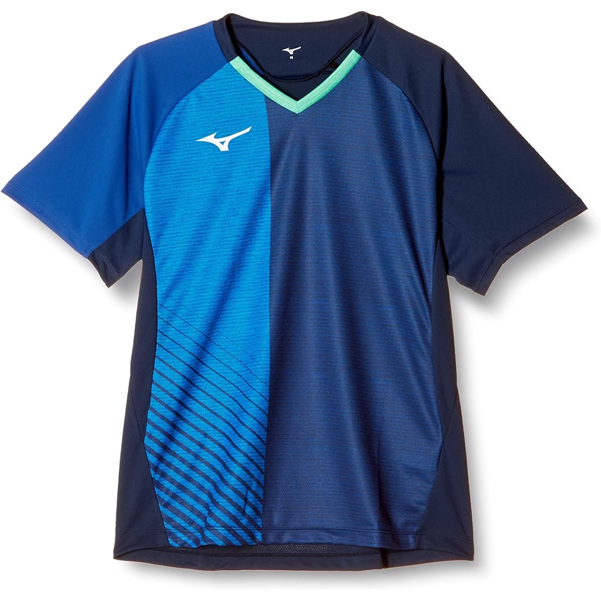 [Mizuno] Table Tennis Wear, Game Shirt, Short Sleeve, Easy to Move, Sweat Absorbent, Quick Drying, Standard JTTA Approved 82JA0011