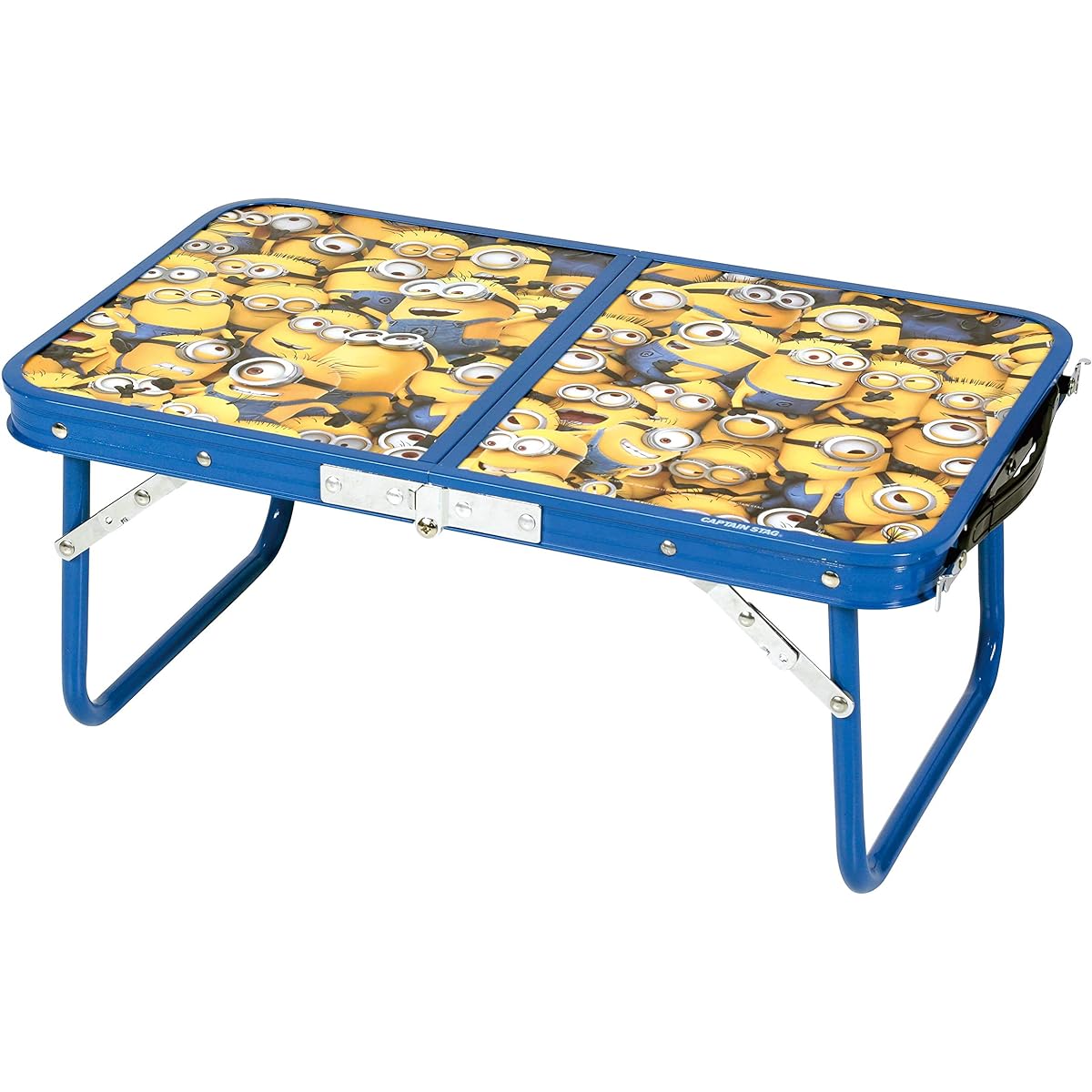 CAPTAIN STAG Minions Outdoor Table Folding Table Foldable Minions/3D UY-8031