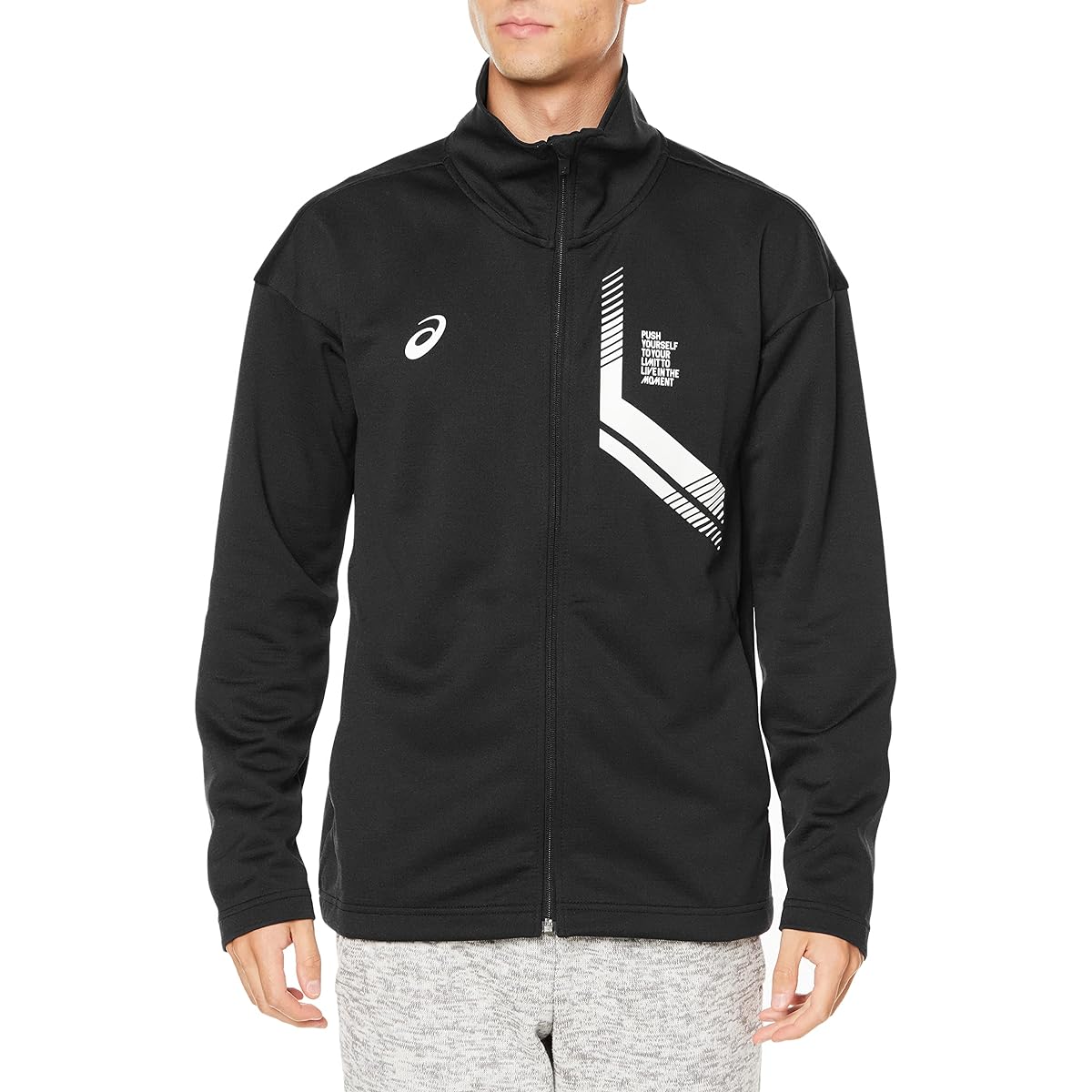 [ASICS] Training Wear LIMO Dry Sweat Full Zip Jacket 2031D574 Men's