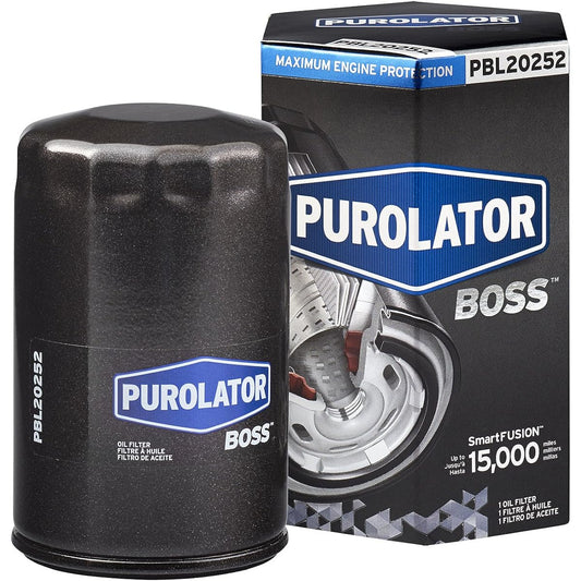 PUROLATOR PBL20252 PUROLATORBOSS Maximum engine protection spin -on oil filter black single filter