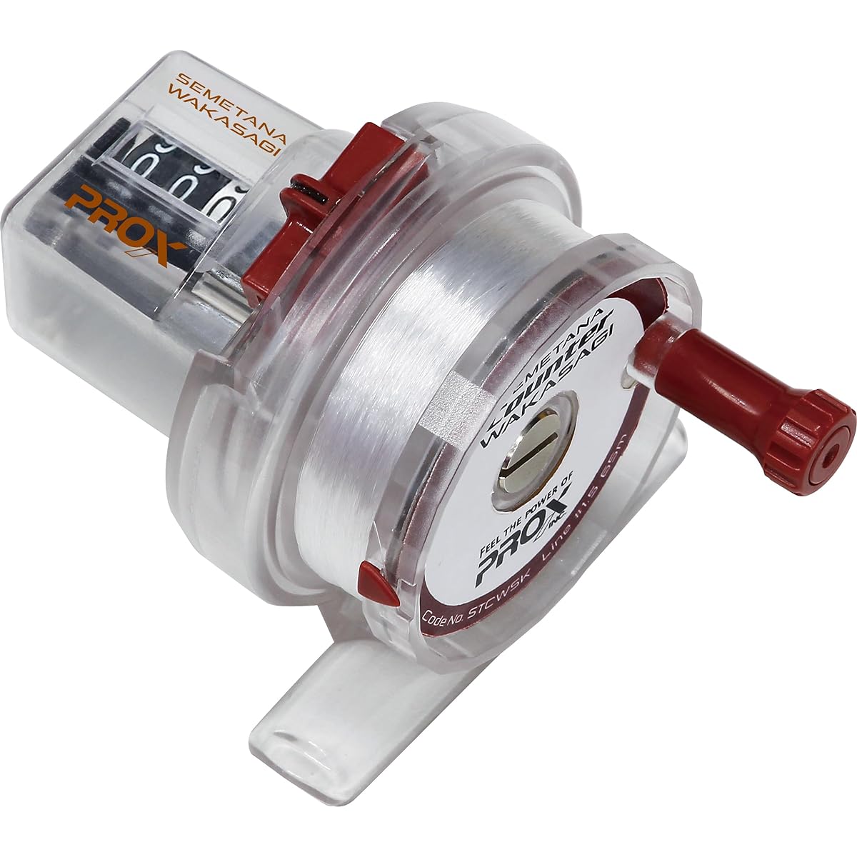Bait reel for smelt PROX (PROX) Fishing shelf counter smelt (with shallow spool/nylon No. 1 50M) skeleton STCWSK