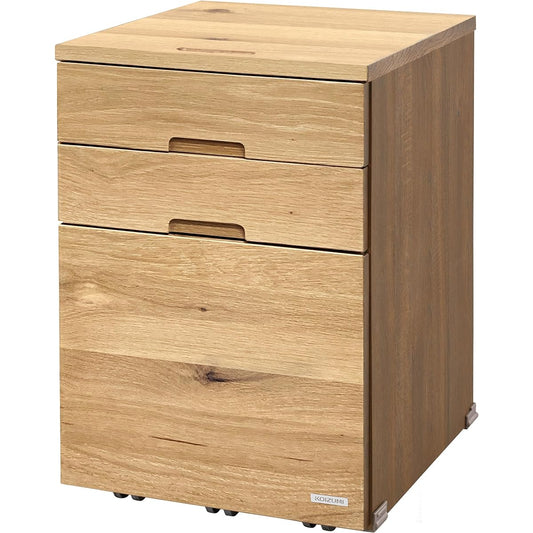 KOIZUMI Brost Wagon BRW-502MO Brost Learning Study Desk Milky Oak Natural Beige Iron Black Size: W415 x D442 x H585mm BRW502 MO