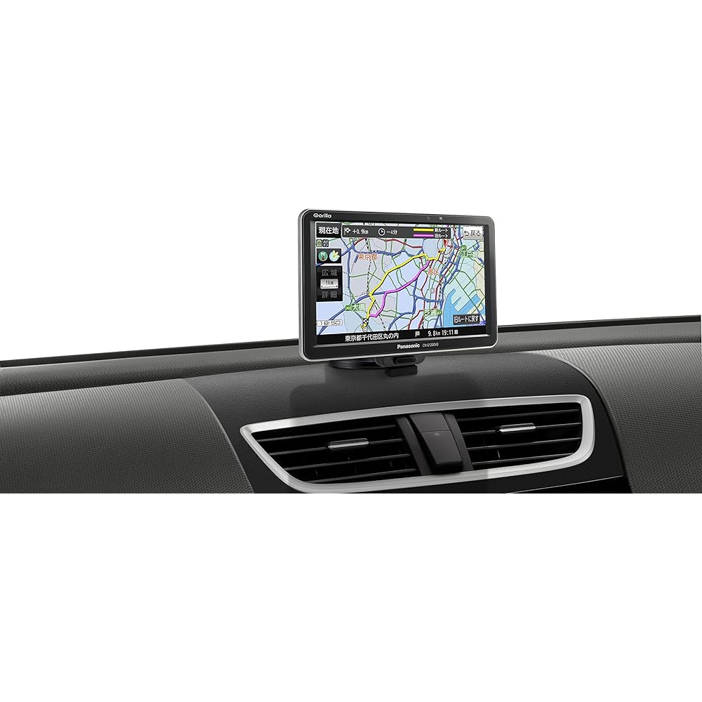 Panasonic Portable Car Navigation Gorilla CN-G1200VD 7 Inch VICS WIDE One Seg Free Map Update SSD16GB Built-in Battery PND 2018 Model CN-G1200VD