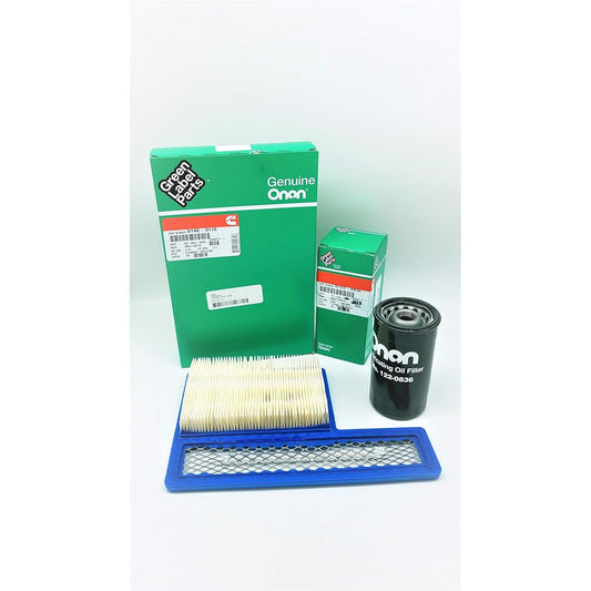 CUMMINS ONAN 140-3116 Air filter & 122-0836 Oil Filter Kit