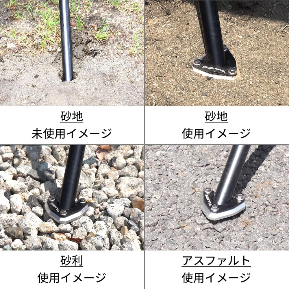 ZETA Side Stand Extender Cross Cub 110 '18-21 Compatible with genuine stand only ZE56-6010