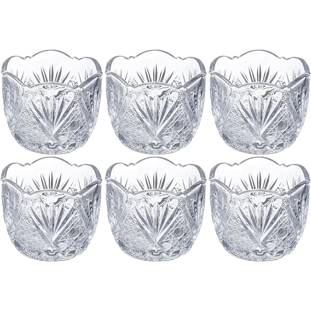 Adelia Small Bowl Clear Maximum 6.4 x Height 5cm Delicacy Holder Set of 6 Made in Japan NT-149