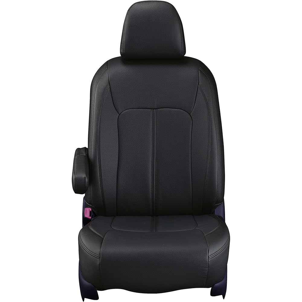 Clazzio Seat Cover Hiace Wagon 1st and 2nd row (4 seats) TRH224/TRH229 H24/5~ Clazzio Real Leather Genuine Leather Black E [21ETB1092K]