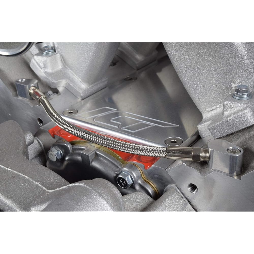 ICT Billet LS Throttle Body bypass Kit Coolant Steam Crossover LS1