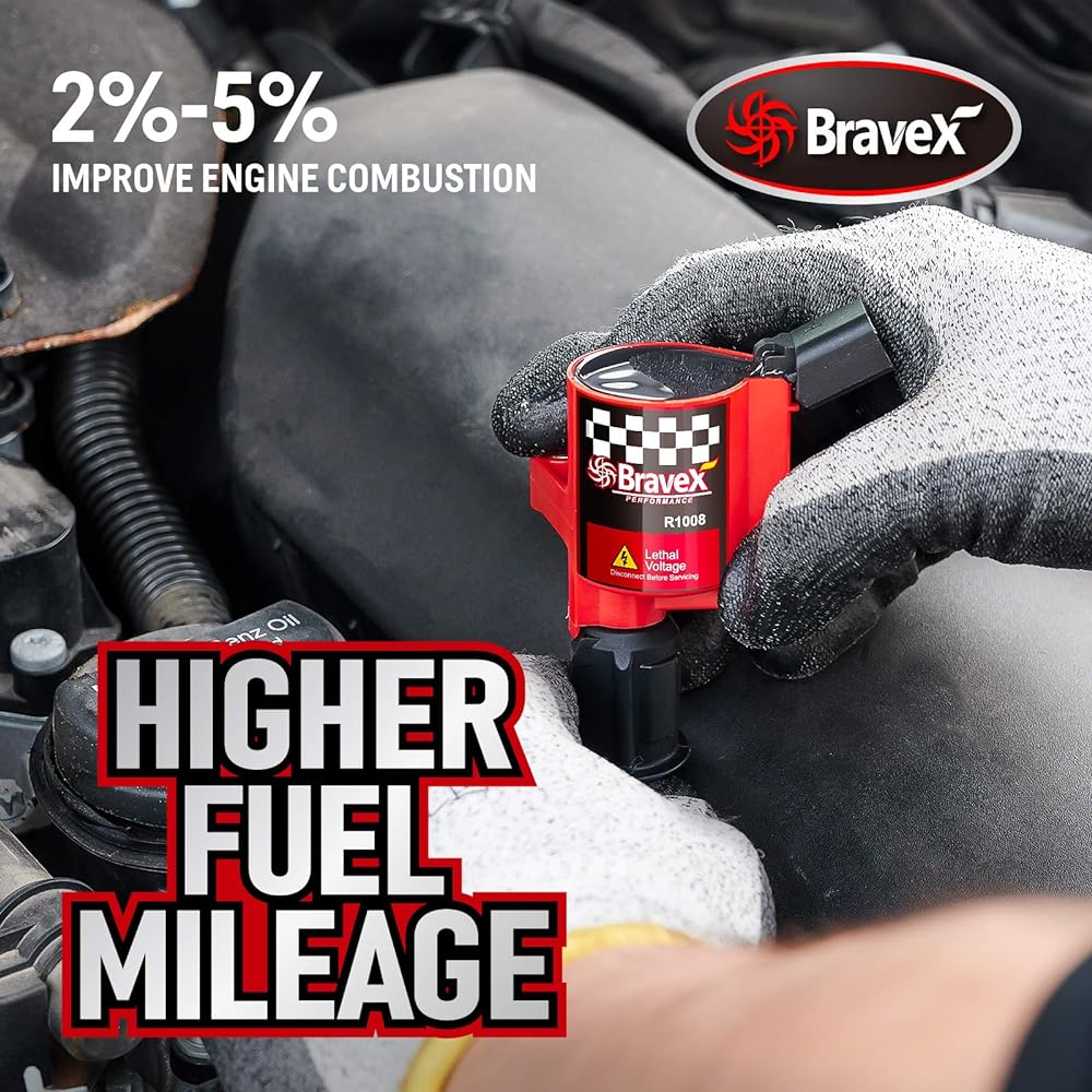 High-performance ignition coil 8 pieces Pac Ford F-150 F-350 4.6L 5.4L V8 Crown Victoria EXPEDIA EXPEDITION MUSTANCOLN MERCURY Upgrade DG508 DG457 DG491 (Red)