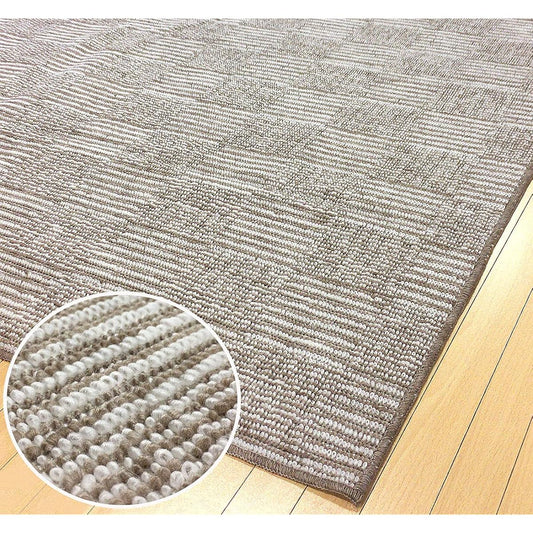 OPIST Carpet Rug Mat Antibacterial Made in Japan Edoma 8 Tatami Size 352 x 352cm Folding Carpet Beige AM1