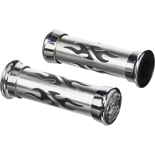 Bike Parts Center Bike Grip Plated Custom Grip Flare Black Type 903321