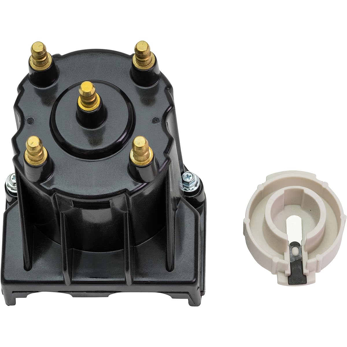 QuickSilver Distributor Cap Kit 811635Q2 With General Motors Marine 4 Cylinder Engine DELCO EST Includes Ignition System