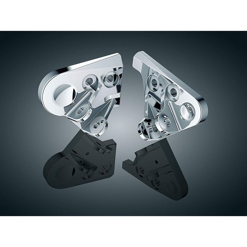 4544 CHROME FOOTPEG MOUNTS FOR GL1800