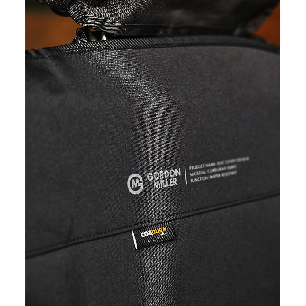 GORDON MILLER CORDURA REAR SEAT COVER Gordon Miller Cordura Rear Seat Cover for Rear Seat Durable Water Repellent Car Waterproof Outdoor Camping Dark Gray 1642442