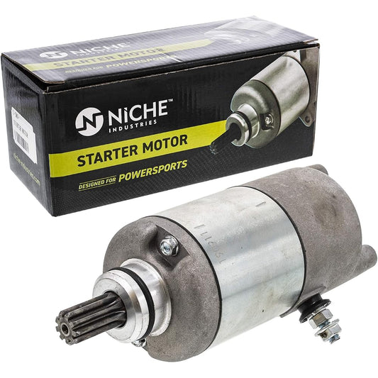NICHE Starter Motor Assembly 29U-81800-61-00 for 1983 Yamaha Bear Tracker Timberwolf 250 MOTO 4