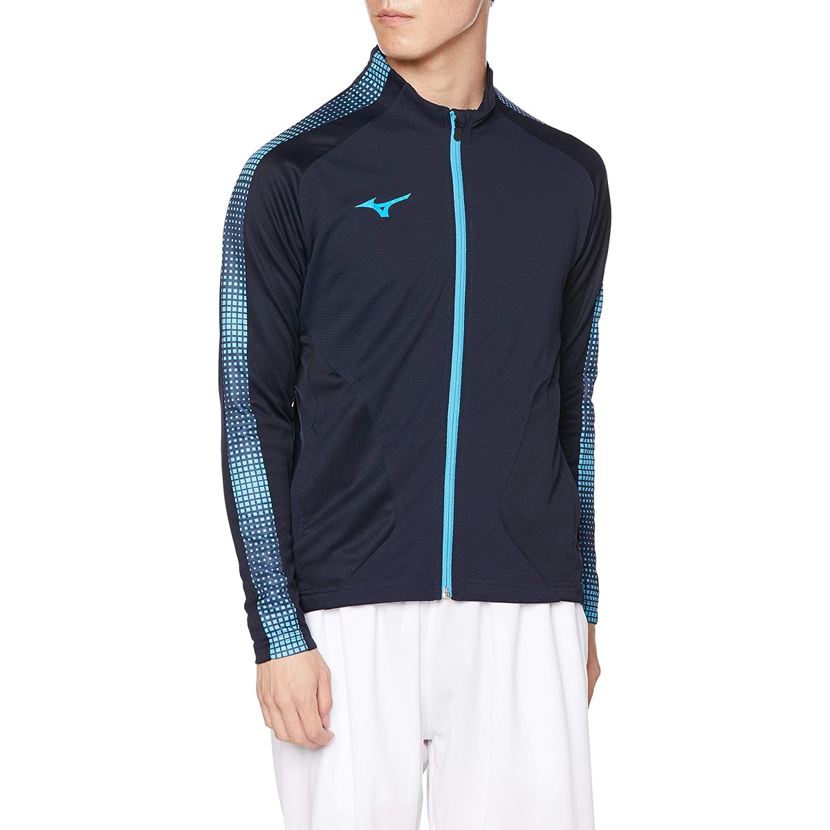 [Mizuno] Soccer Wear Soft Knit Jacket (Full Zip) Slim P2MC0035 Boys