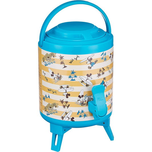 Pearl Metal Jug Tank Disney Water Jug 3L 1 Bottle Thermal/Cold Type with 2 Cups Mickey Mouse/Surf