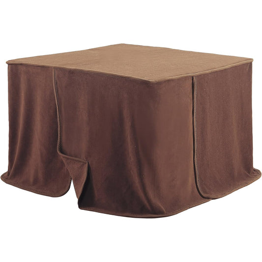Space-saving medium blanket brown rectangle 120cm for dining kotatsu 56780