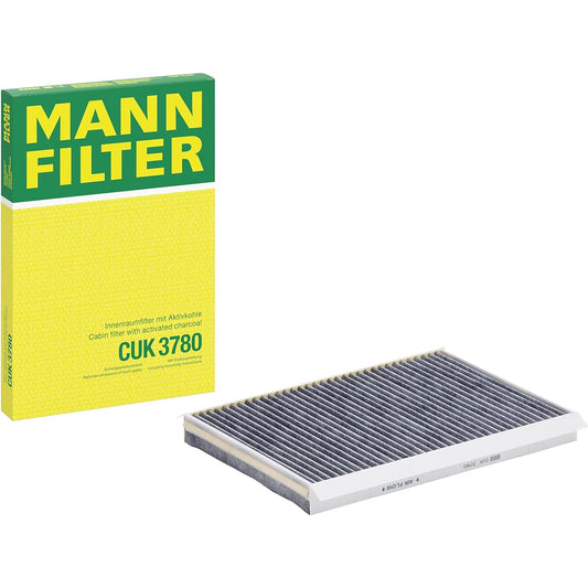 MANN Air Conditioner Filter (Mercedes Benz/A Class) with Activated Carbon Included, Large Deodorizing Effect CUK 3780 [Model: 168032, 168033, 168133 First Year: 98/09-05/01] Part Number: CUK3780 CUK3780