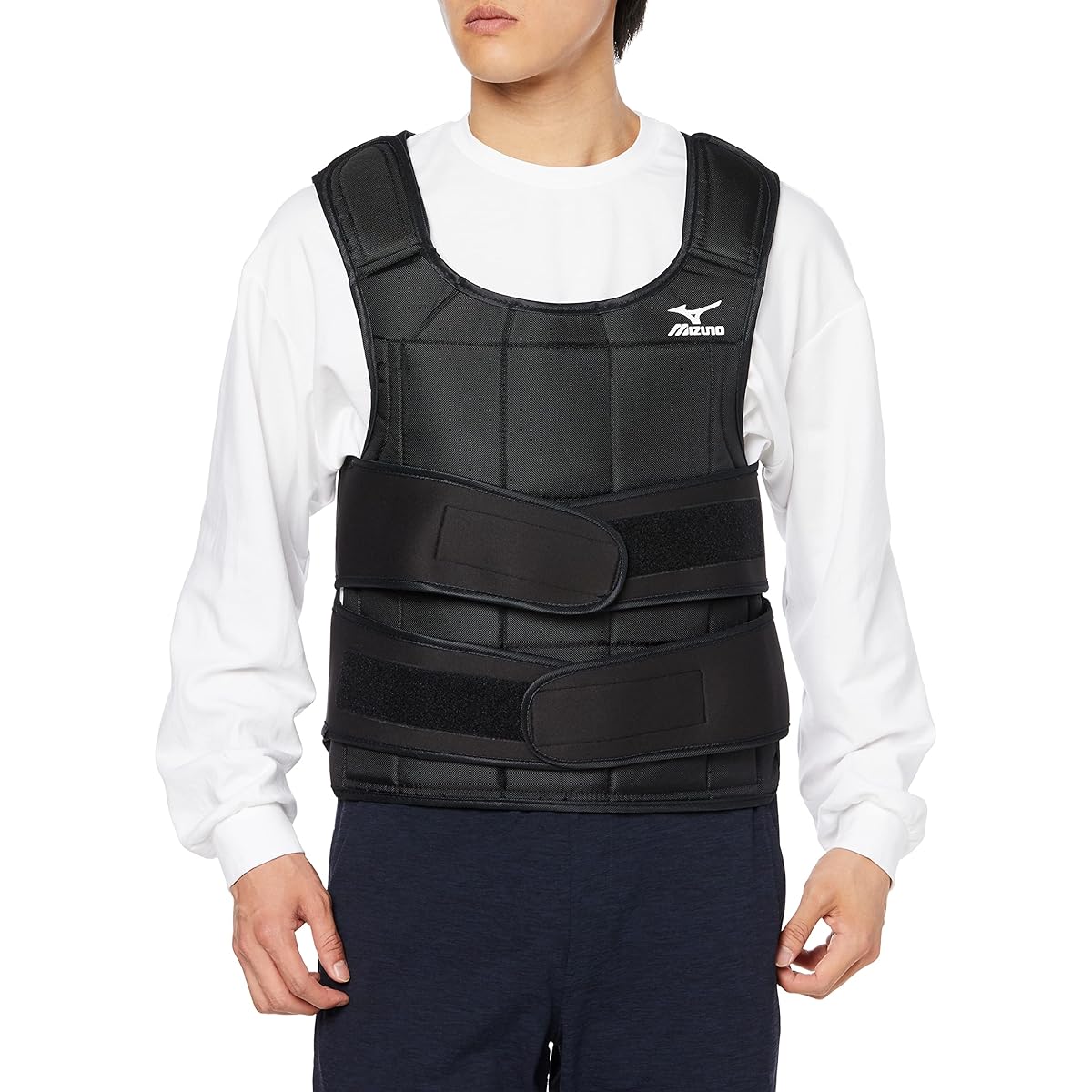 MIZUNO Fitness Training Wear, Weight Jacket, Weight Included, Adjustable Weight, Maximum Load Weight: Approximately 10kg, Muscle Training, Weighted Training, Strengthening Legs and Waist/Trunk/Lower Body