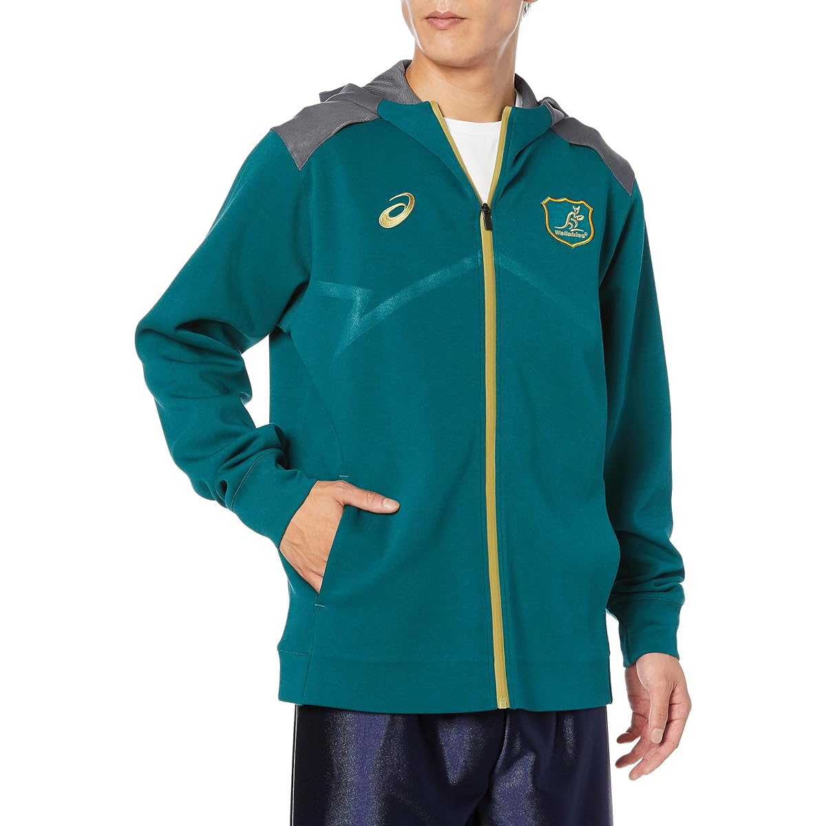 [ASICS] Rugby Wear WB Training Hood Jacket 2111B710 Men's