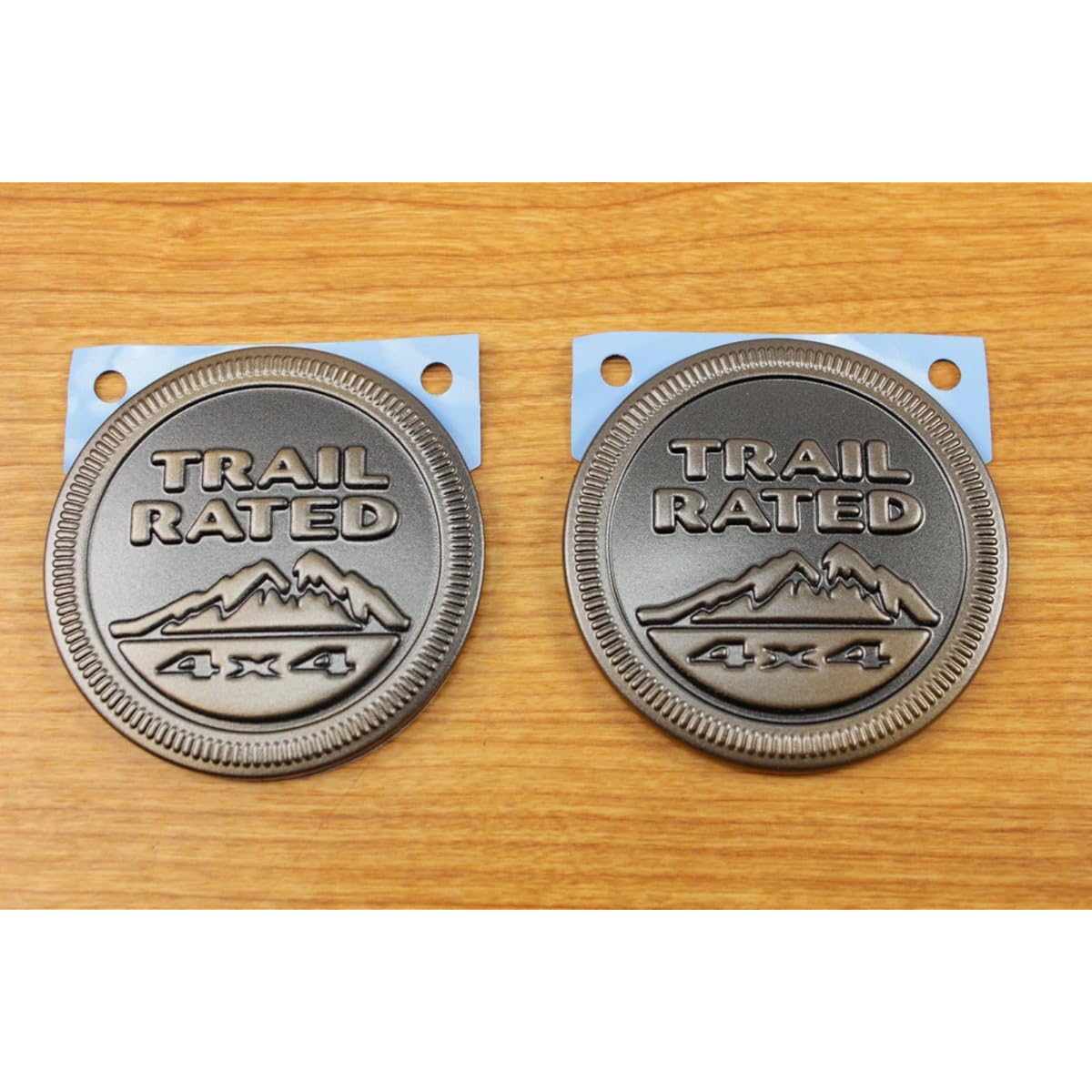 JEEP WRANGLER 2 pieces 75th anniversary edition trail rating 4x4 emblem OEM