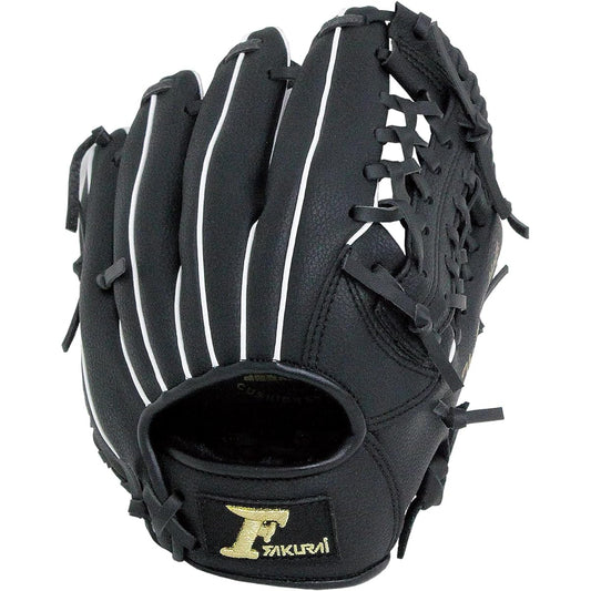 Falcon Soft Glove LH (Right Throw) for Boys and Middle Grades FG-2311 Black M