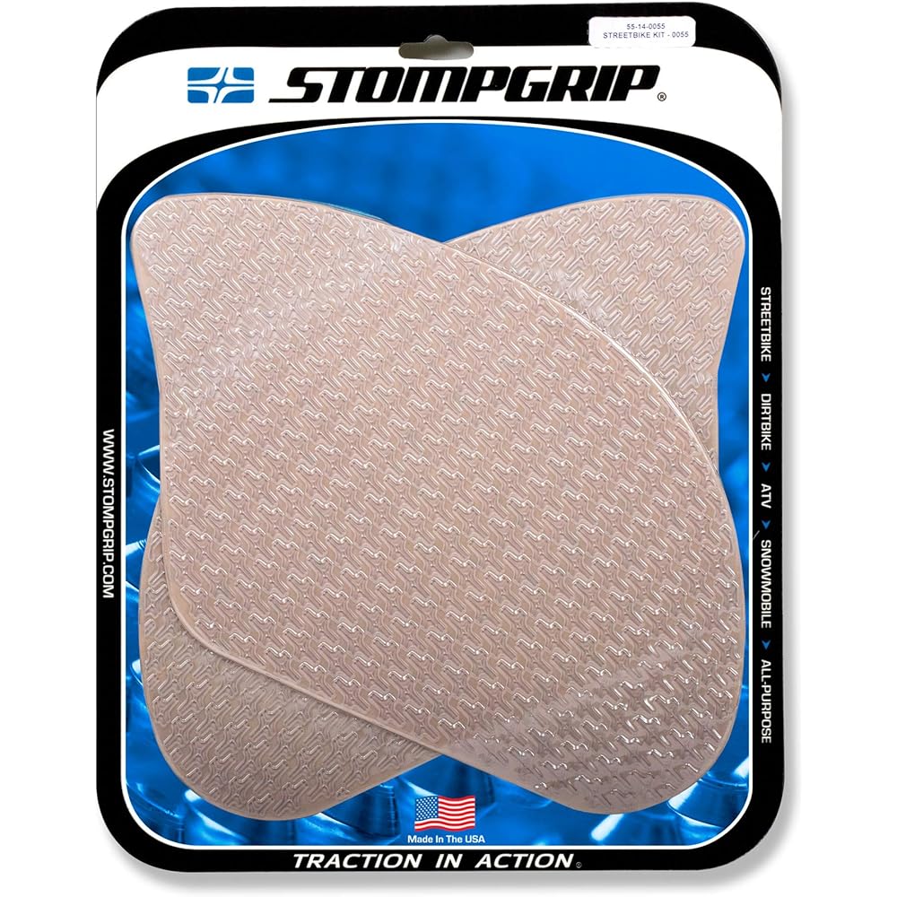 STOMPGRIP Traction Pad Tank Kit GSX1300R Hayabusa (99-17) ICON Clear 55-14-0055