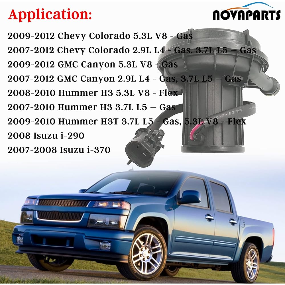 Secondary Air Ingrade Pump Chevrolet Colorado GMC Canyon Hummer H3 2.9L 3.7L 5.3L