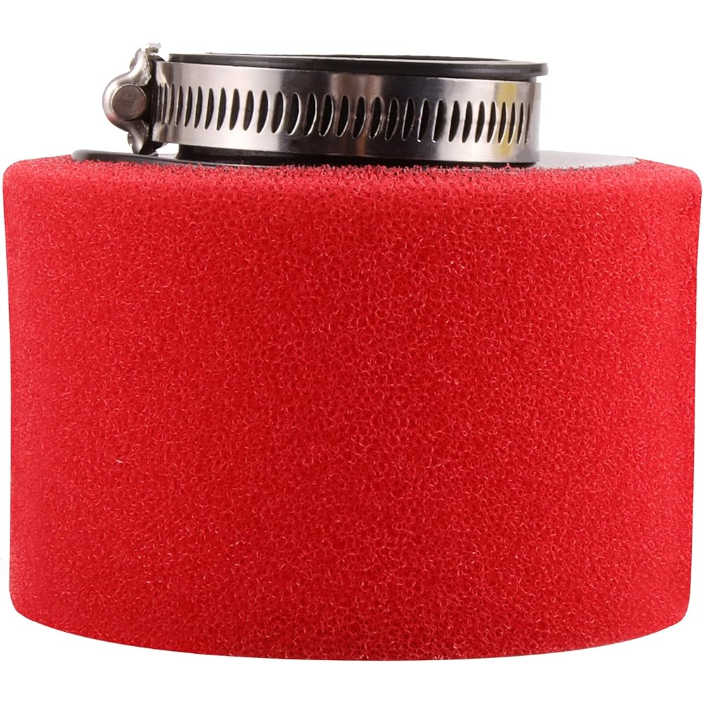GOOFIT 48mm Air Filter Racing GY6 50CC Motorcycle Scooter Bike Dart Pit ATV Red