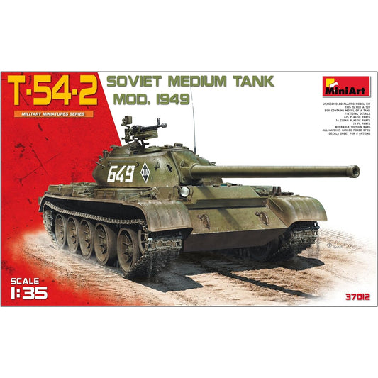 Miniart 1/35 Soviet Army T-54-2 MOD 1949 Plastic Model MA37012