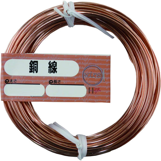 DAIDOHANT (Soft) Copper Wire [Electrolytic Copper] [Thickness] #12 (2.6 mm) x [Length] 10m 10155917