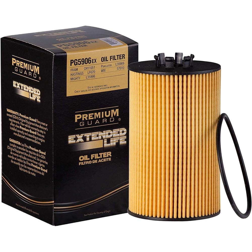 PG5906EX-6PK PG PG Oil Filter, Long Rift | 2008-15 Mercedes-Benz C63 AMG, 2008-10 CL63 AMG, 2007-09 CLK63 AMG, 2007-11 CLS63 AMG, 2010 E350, 2007-11 E6 3 AMG, 2007-11 ML63 AMG (6 packs)