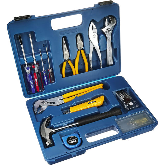 Top (TOP) Family Tool Blue 16 Piece Tool Set with Case Tsubame Sanjo Domestic TTS-500