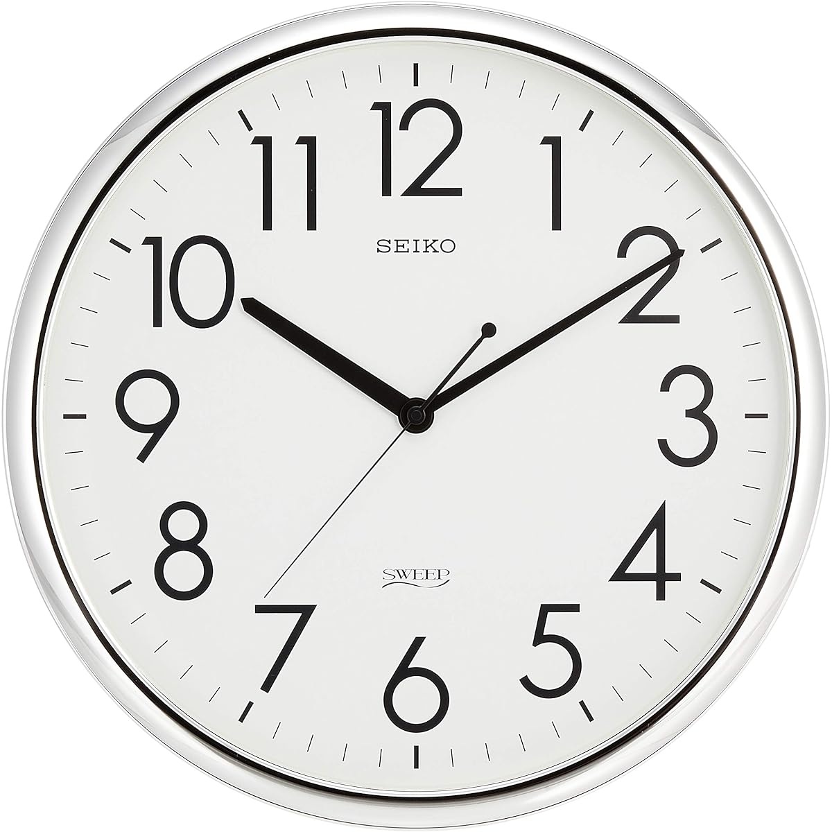 Seiko clock wall clock analog office type silver KH220A SEIKO