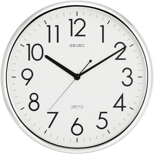 Seiko clock wall clock analog office type silver KH220A SEIKO