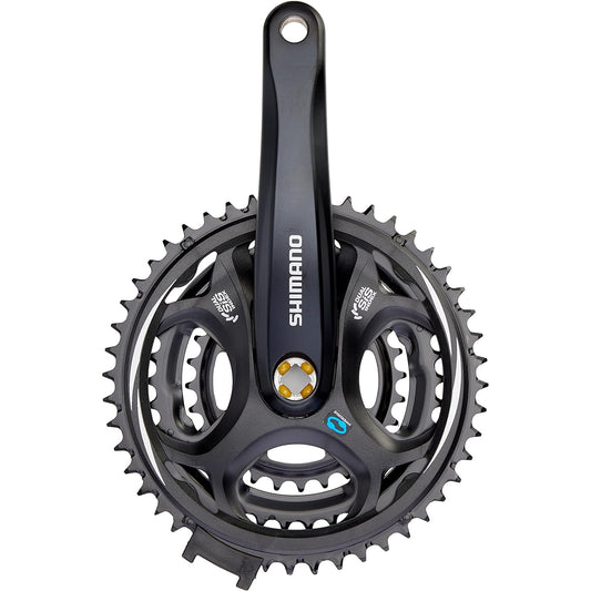 SHIMANO Front Chainwheel (MTB) FC-M311-L 48×38×28T 175mm 8S/7S Black/Compatible BB Square Shaft 122.5mm (LL123) EFCM311E888XL ALTUS