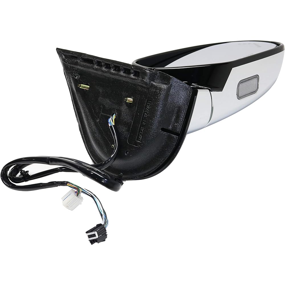 KOOL VUE Mirror passenger seat side 2014-2018 Chevrolet Silverado 1500 2015-2019 Silverado 2500 HD compatible 2014-2018 GMC Sierra 1500 Power glass heated Memory